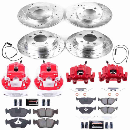 PowerStop Power Stop 97-02 BMW Z3 Z23 Evolution Kit w/ Calipers - Front and Rear KC500