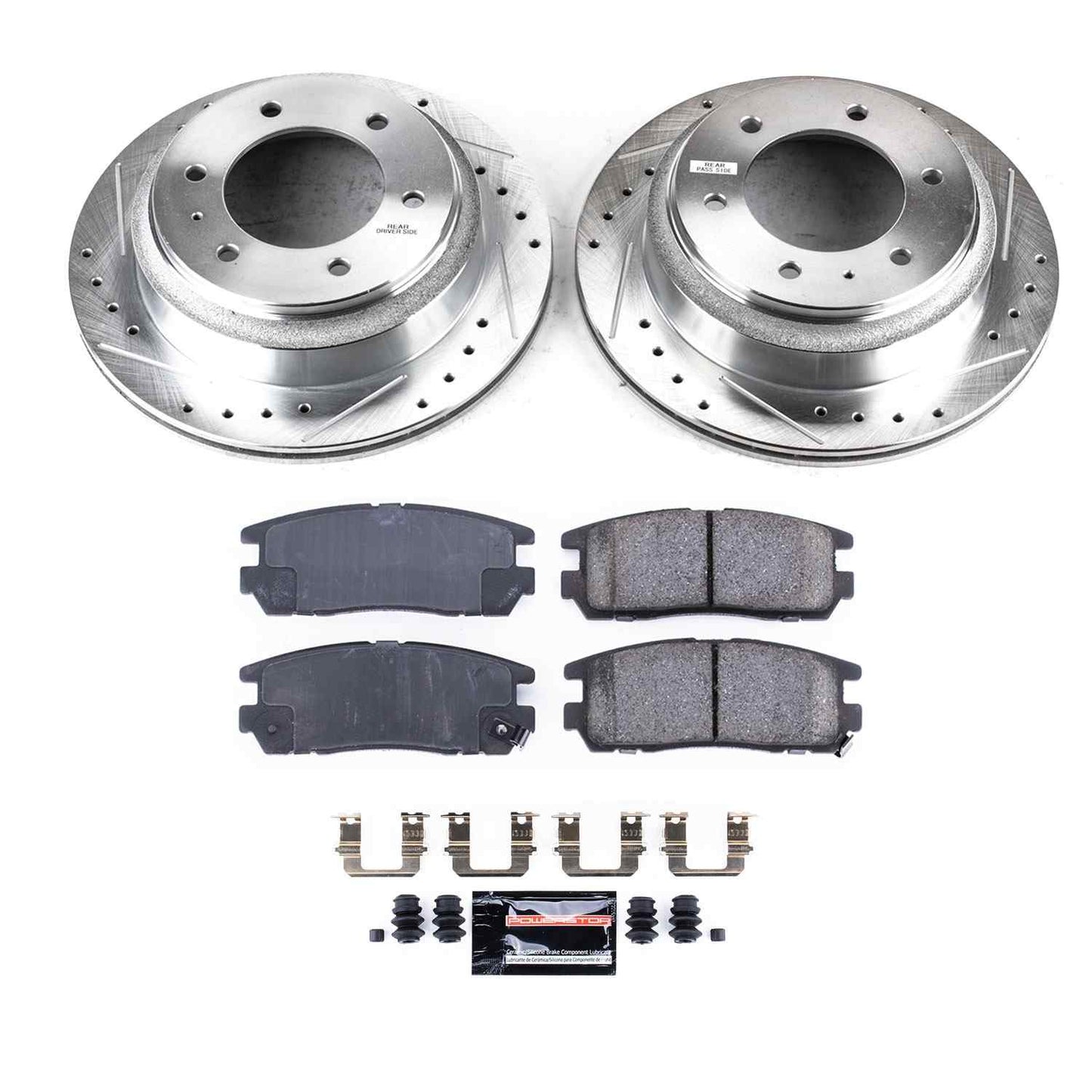 PowerStop Power Stop 99-01 Isuzu VehiCROSS Rear Z23 Evolution Kit w/Calipers KC5029