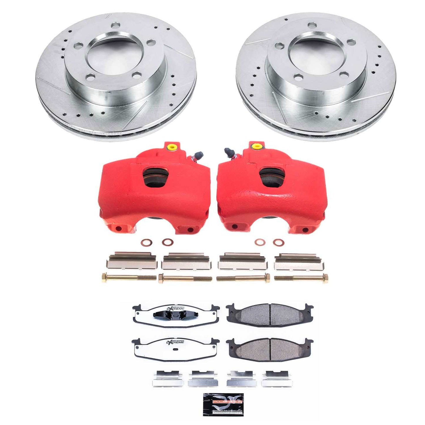 Power Stop 94-96 Ford Bronco Front Z36 Truck & Tow Brake Kit w/Calipers KC5067-36