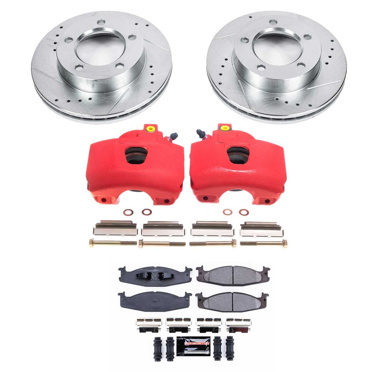 Power Stop 94-96 Ford Bronco Front Z23 Evolution Sport Brake Kit w/Calipers KC5067