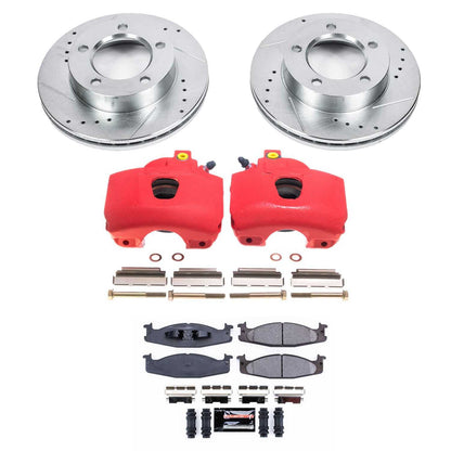 Power Stop 94-96 Ford Bronco Front Z23 Evolution Sport Brake Kit w/Calipers KC5067