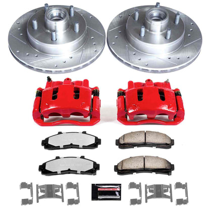 PowerStop Power Stop 97-95 Ford Ranger Front Z36 Truck & Tow Brake Kit w/Calipers KC5079-36