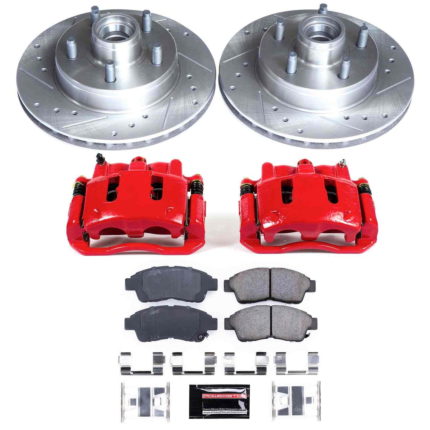 PowerStop Power Stop 95-97 Ford Ranger Z23 Evolution Kit w/ Calipers - Front KC5079