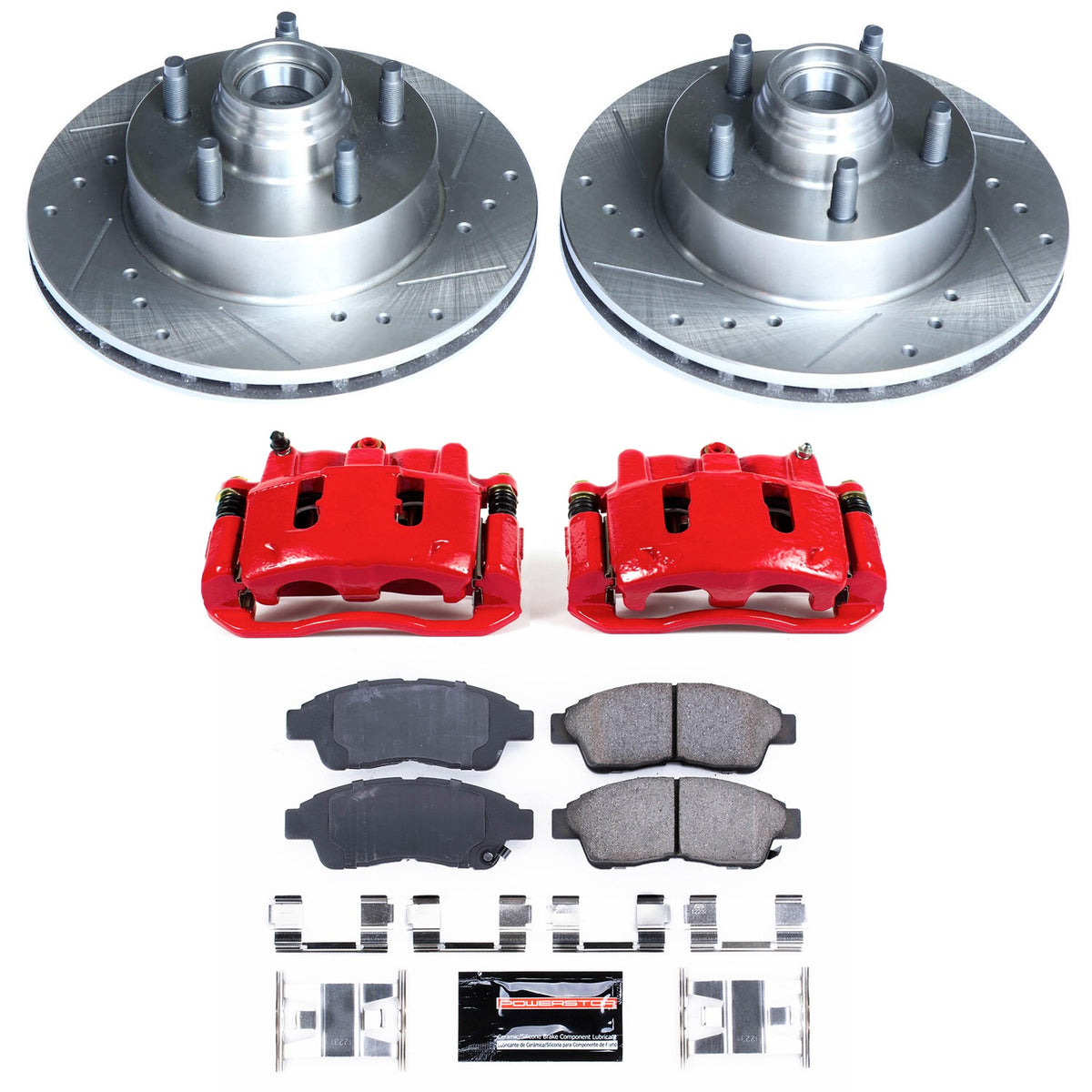 PowerStop Power Stop 98-02 Ford Ranger Z23 Evolution Kit w/ Calipers - Front KC5083
