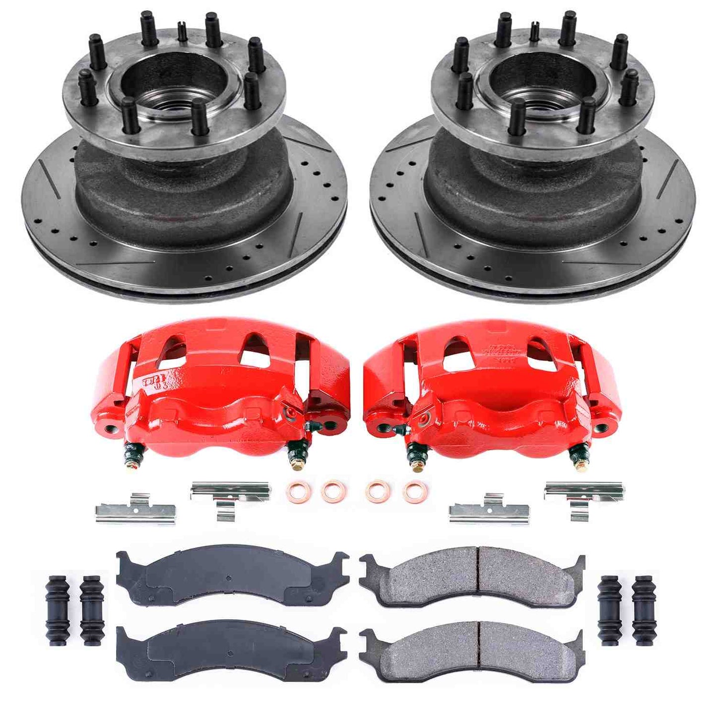 PowerStop Power Stop 03-05 Ford E-350 Club Wagon Z23 Evolution Kit w/ Calipers - Front KC5084