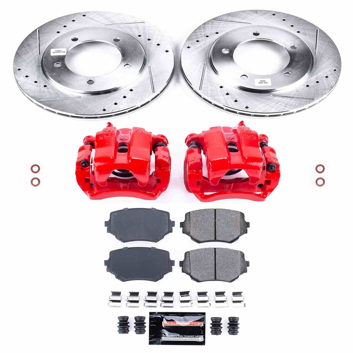 PowerStop Power Stop 00-05 Suzuki Grand Vitara Z23 Evolution Kit w/ Calipers - Front KC5109
