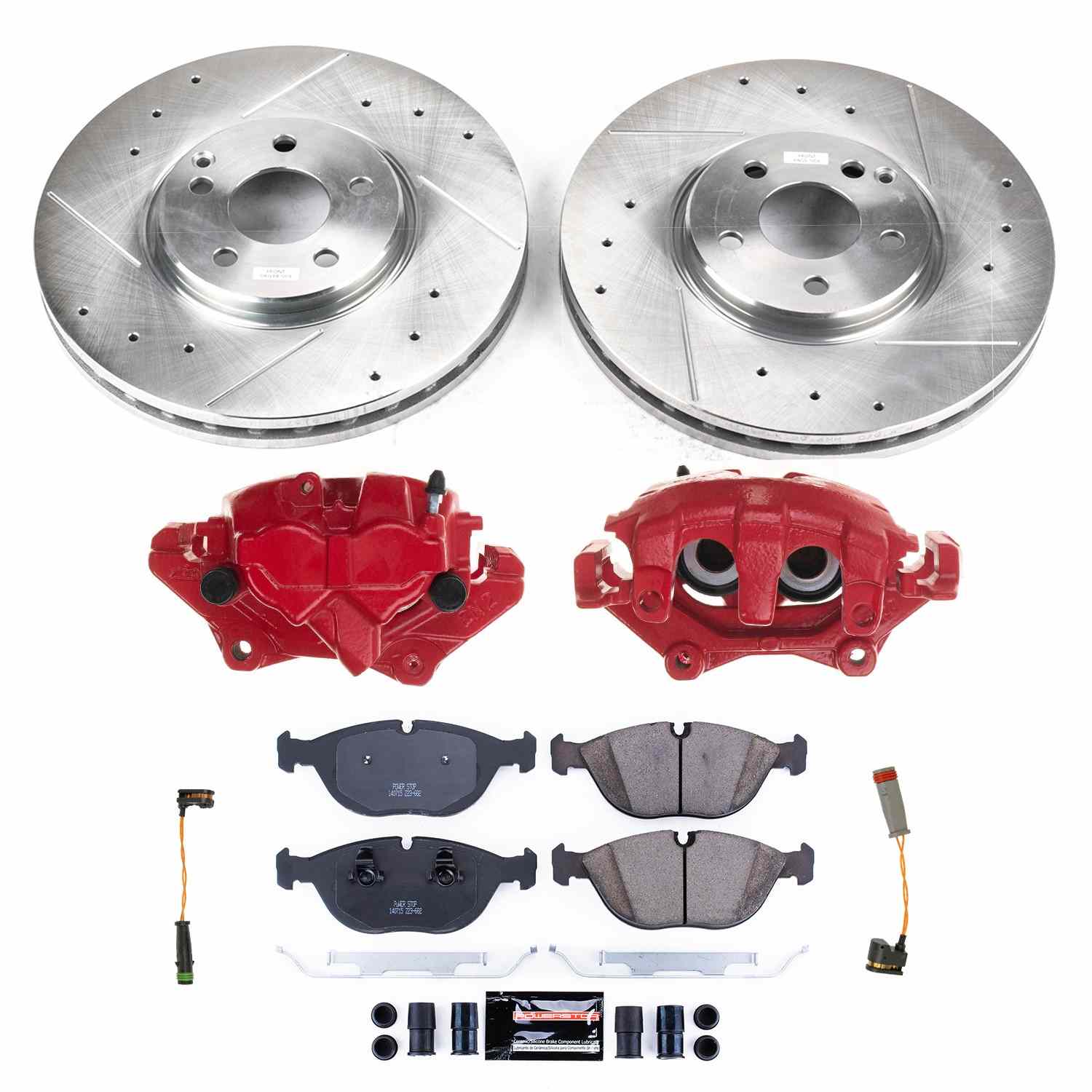 PowerStop Power Stop 04-05 Mercedes-Benz E500 Front Z23 Evolution Kit w/Calipers KC5118