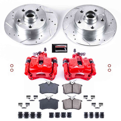 PowerStop Power Stop 94-99 Volkswagen Golf Z23 Evolution Kit w/ Calipers - Rear KC512