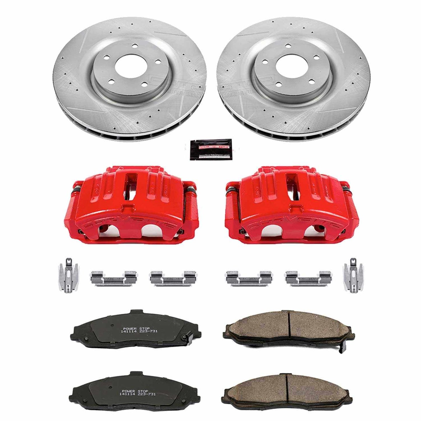 PowerStop Power Stop 05-13 Chevrolet Corvette Z23 Evolution Kit w/ Calipers - Front KC5158