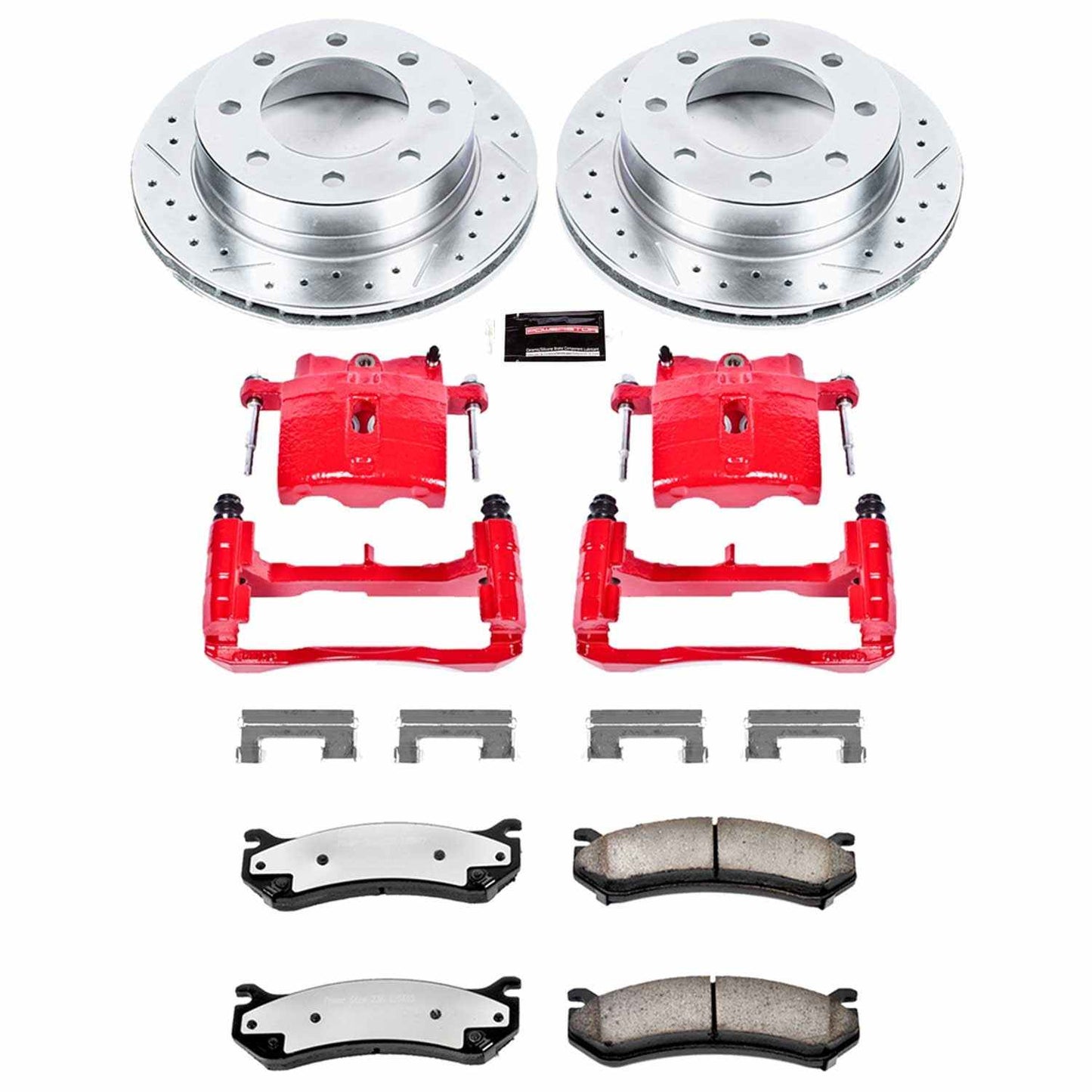 PowerStop Power Stop 2003 Chevrolet Silverado 1500 HD Rear Z36 Truck & Tow Brake Kit w/Calipers KC5190-36