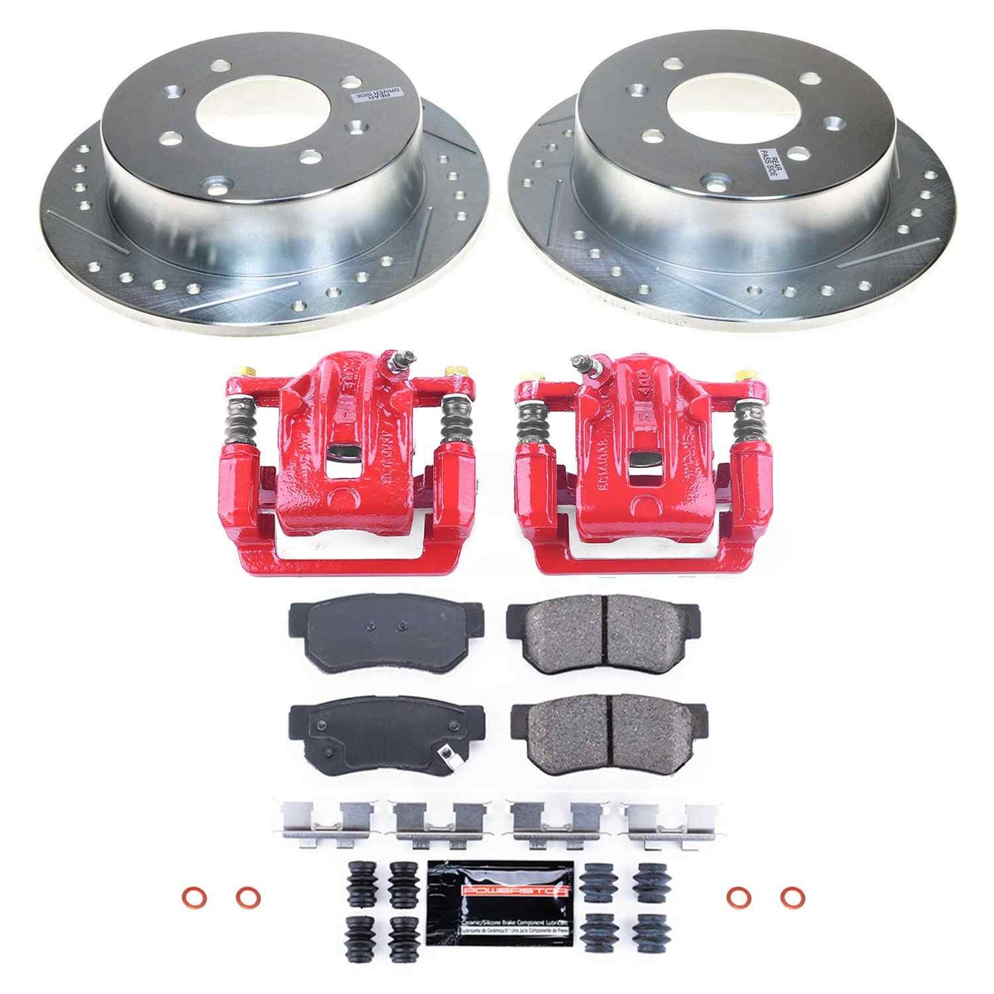 PowerStop Power Stop 01-06 Kia Optima Rear Z23 Evolution Kit w/Calipers KC5212