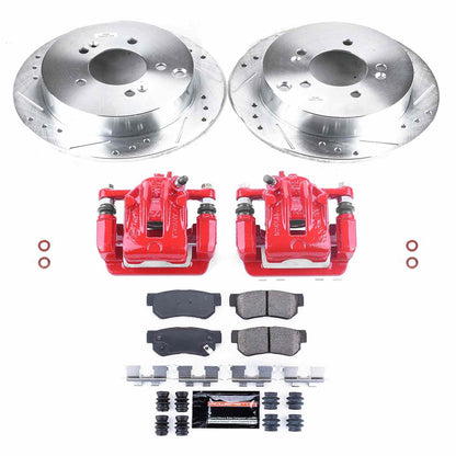 PowerStop Power Stop 05-09 Hyundai Tucson Z23 Evolution Kit w/ Calipers - Rear KC5213
