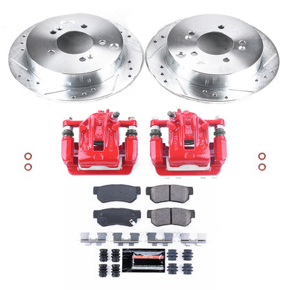 PowerStop Power Stop 05-09 Hyundai Tucson Z23 Evolution Kit w/ Calipers - Rear KC5213