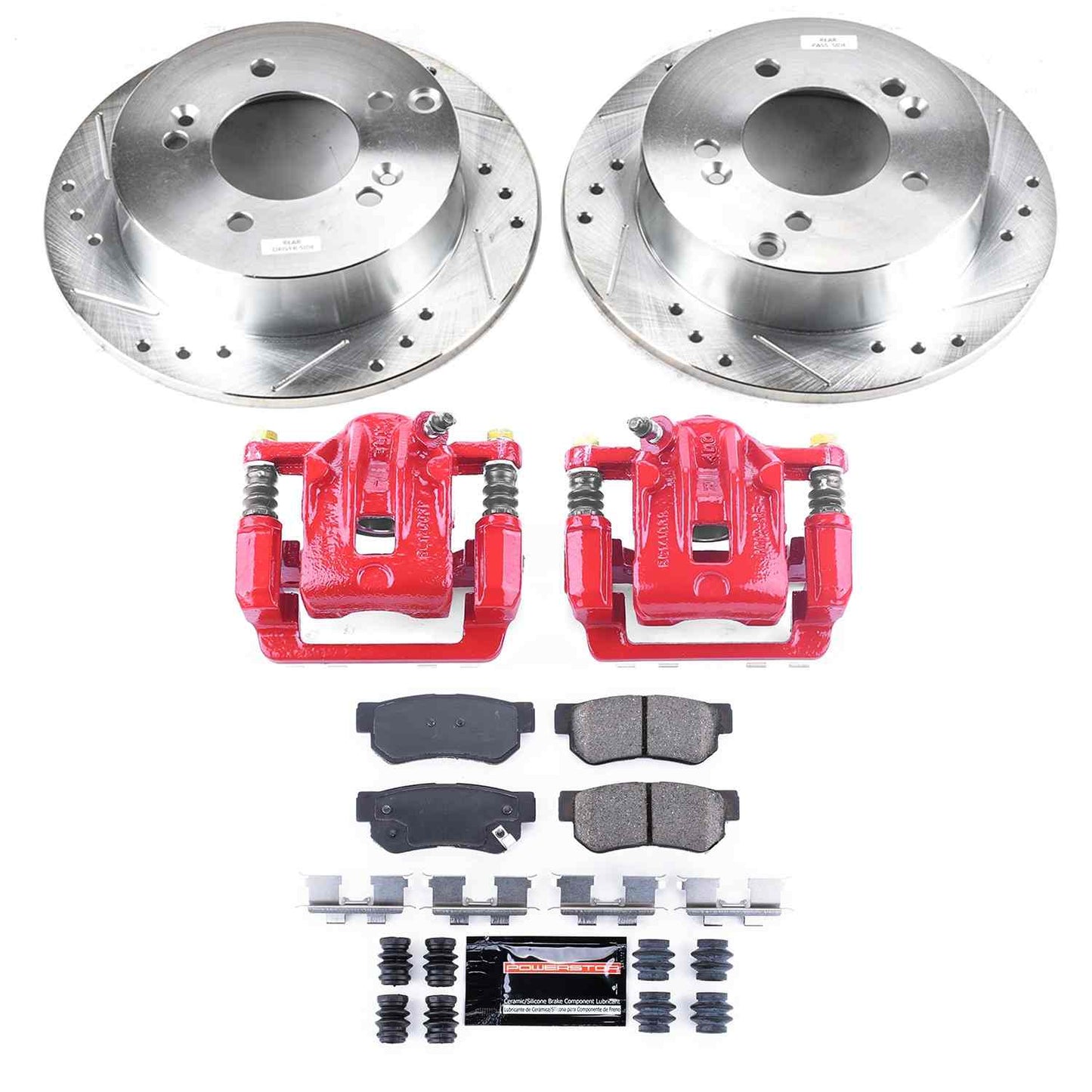 PowerStop Power Stop 2001 Hyundai XG300 Z23 Evolution Kit w/ Calipers - Rear KC5214A
