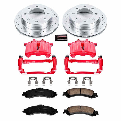 PowerStop Power Stop 2005 Chevrolet Silverado 1500 HD Z23 Evolution Kit w/ Calipers - Rear KC5225