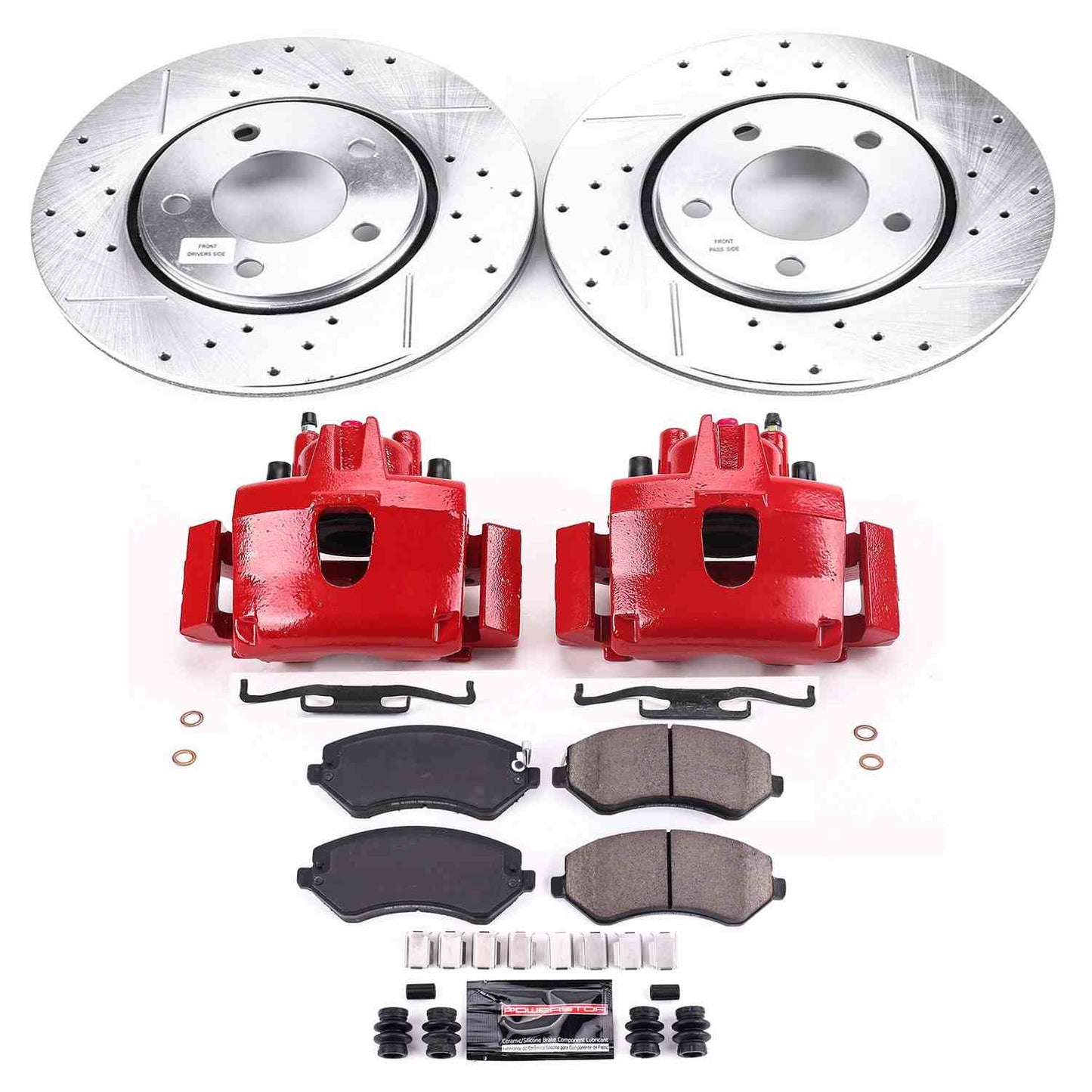 PowerStop Power Stop 2003 Chrysler Voyager Z23 Evolution Kit w/ Calipers - Front KC5244B