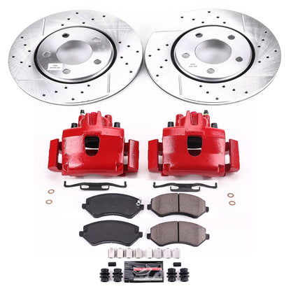 PowerStop Power Stop 2003 Chrysler Voyager Z23 Evolution Kit w/ Calipers - Front KC5244B