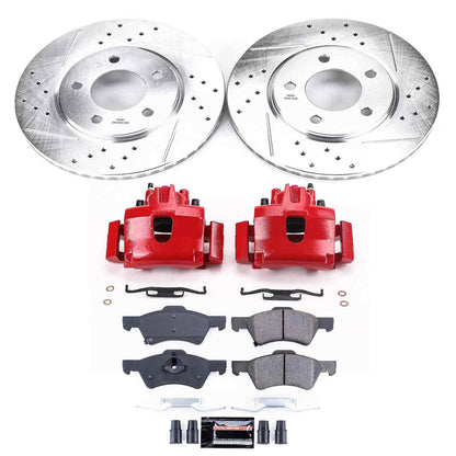 PowerStop Power Stop 01-07 Chrysler Town and Country Z23 Evolution Kit w/ Calipers - Front KC5247