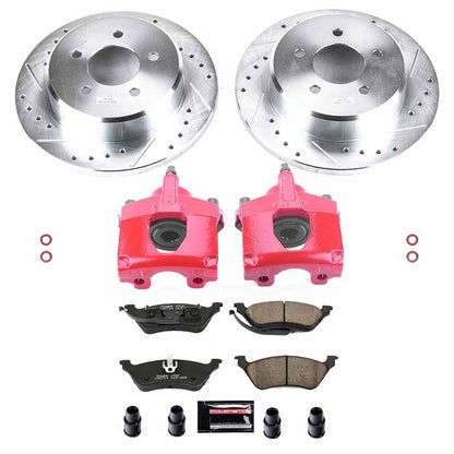 PowerStop Power Stop 01-07 Chrysler Town and Country Z23 Evolution Kit w/ Calipers - Rear KC5248