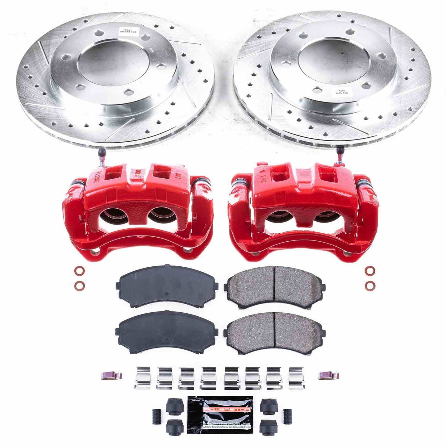 PowerStop Power Stop 2002 Honda Passport Z23 Evolution Kit w/ Calipers - Front KC5259A