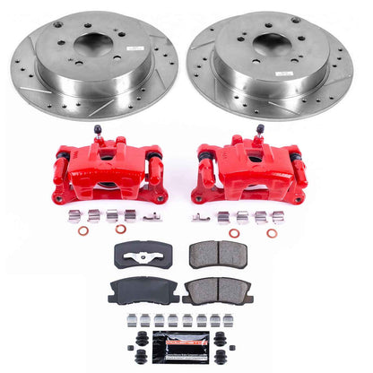 PowerStop Power Stop 04-08 Mitsubishi Endeavor Z23 Evolution Kit w/ Calipers - Rear KC5260