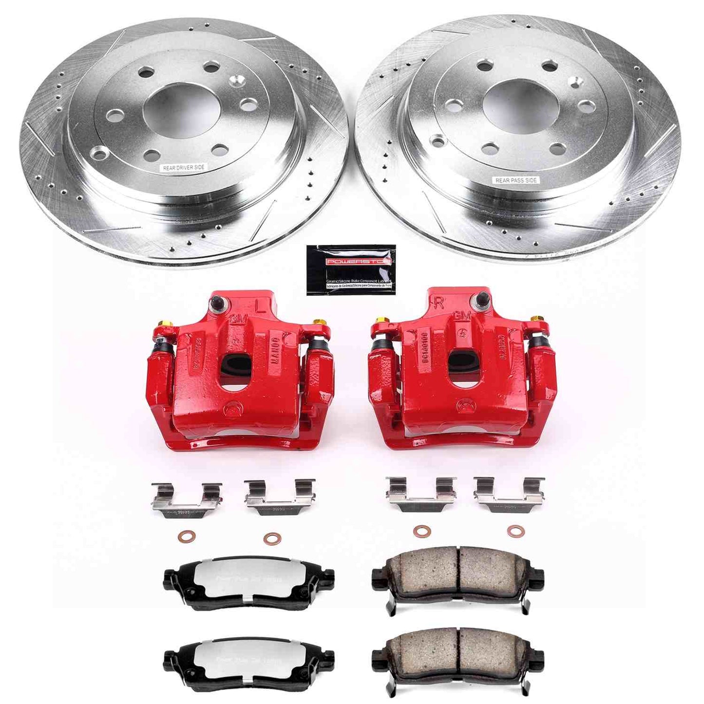 PowerStop Power Stop 08-17 Buick Enclave Rear Z36 Truck & Tow Brake Kit w/Calipers KC5262-36