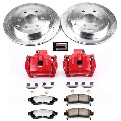 PowerStop Power Stop 08-17 Buick Enclave Rear Z36 Truck & Tow Brake Kit w/Calipers KC5262-36
