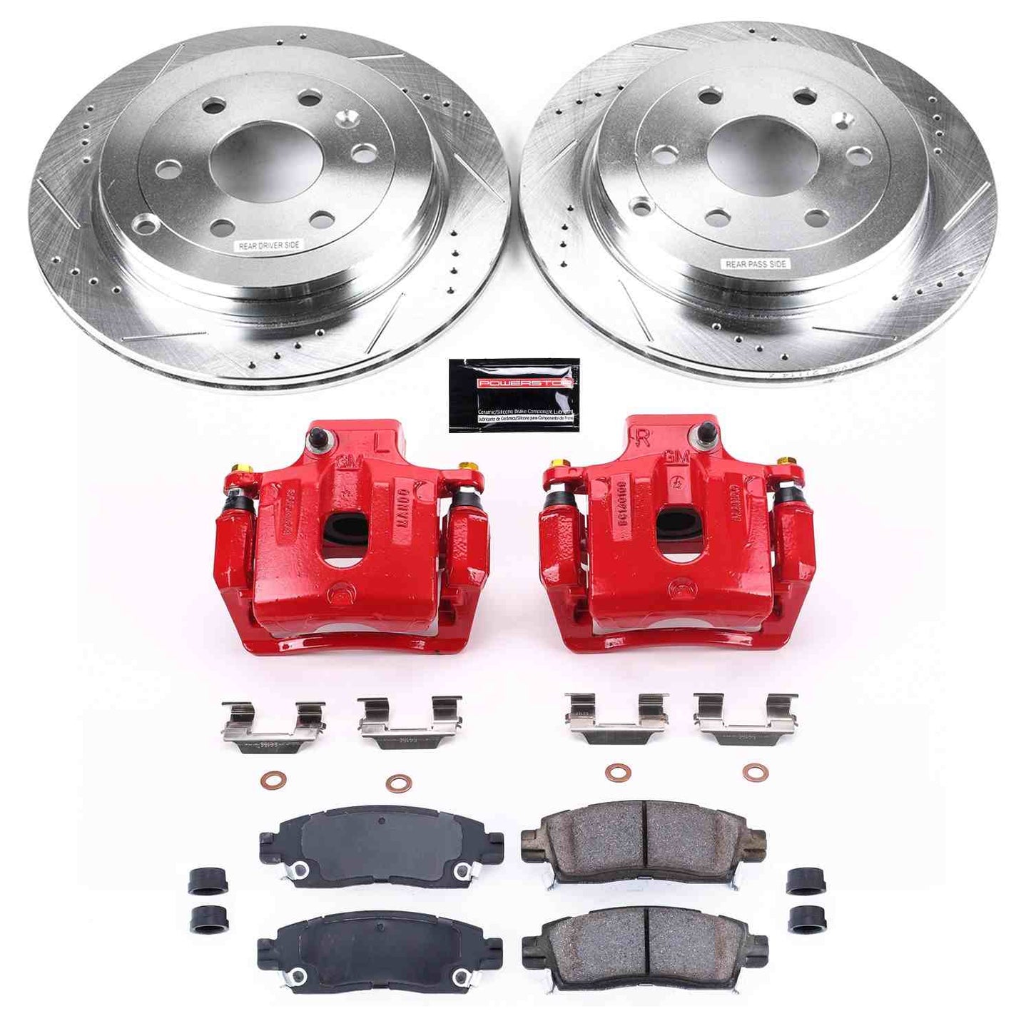 PowerStop Power Stop 08-17 Buick Enclave Z23 Evolution Kit w/ Calipers - Rear KC5262