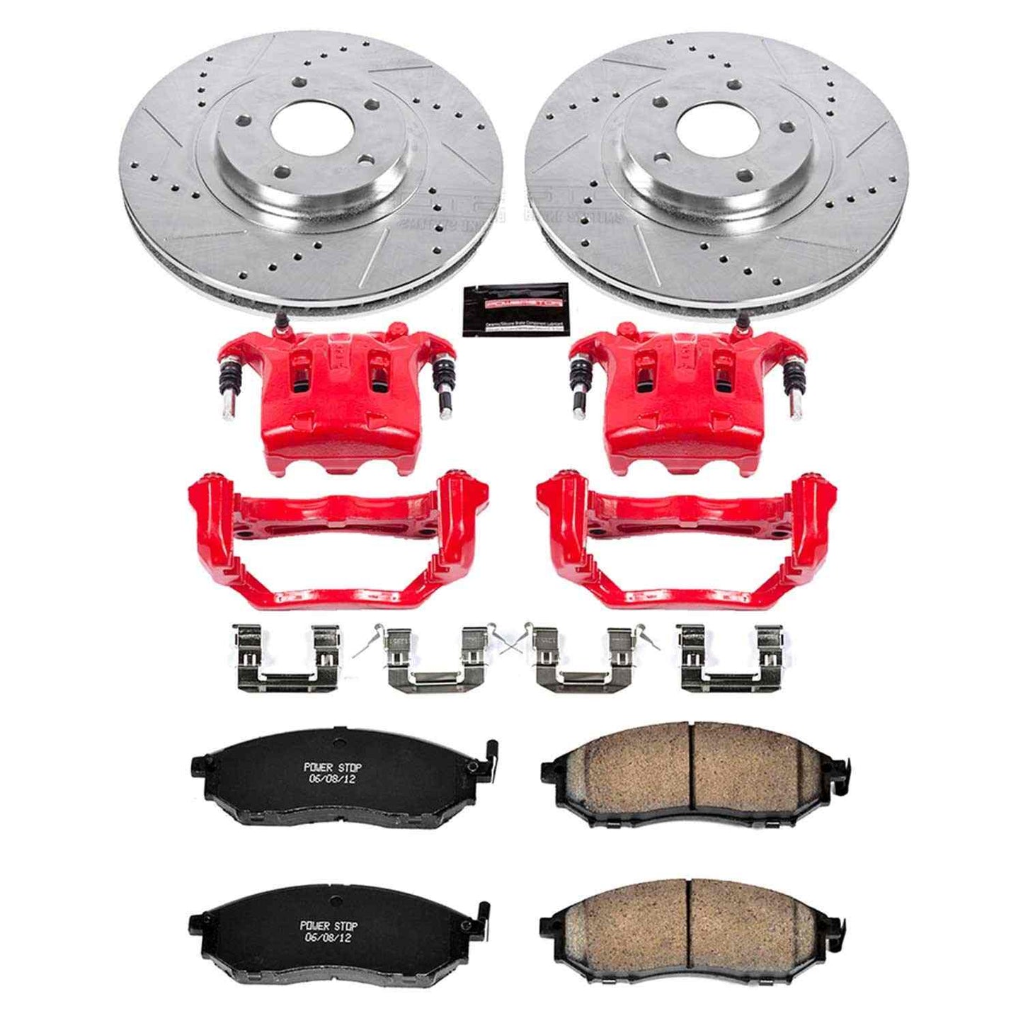 PowerStop Power Stop 11-14 Nissan Murano Z23 Evolution Kit w/ Calipers - Front KC5263