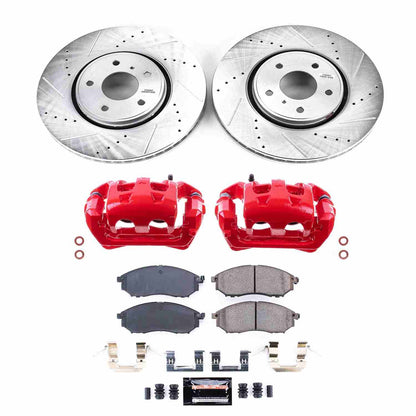 PowerStop Power Stop 05-12 Infiniti FX35 Z23 Evolution Kit w/ Calipers - Front KC5264