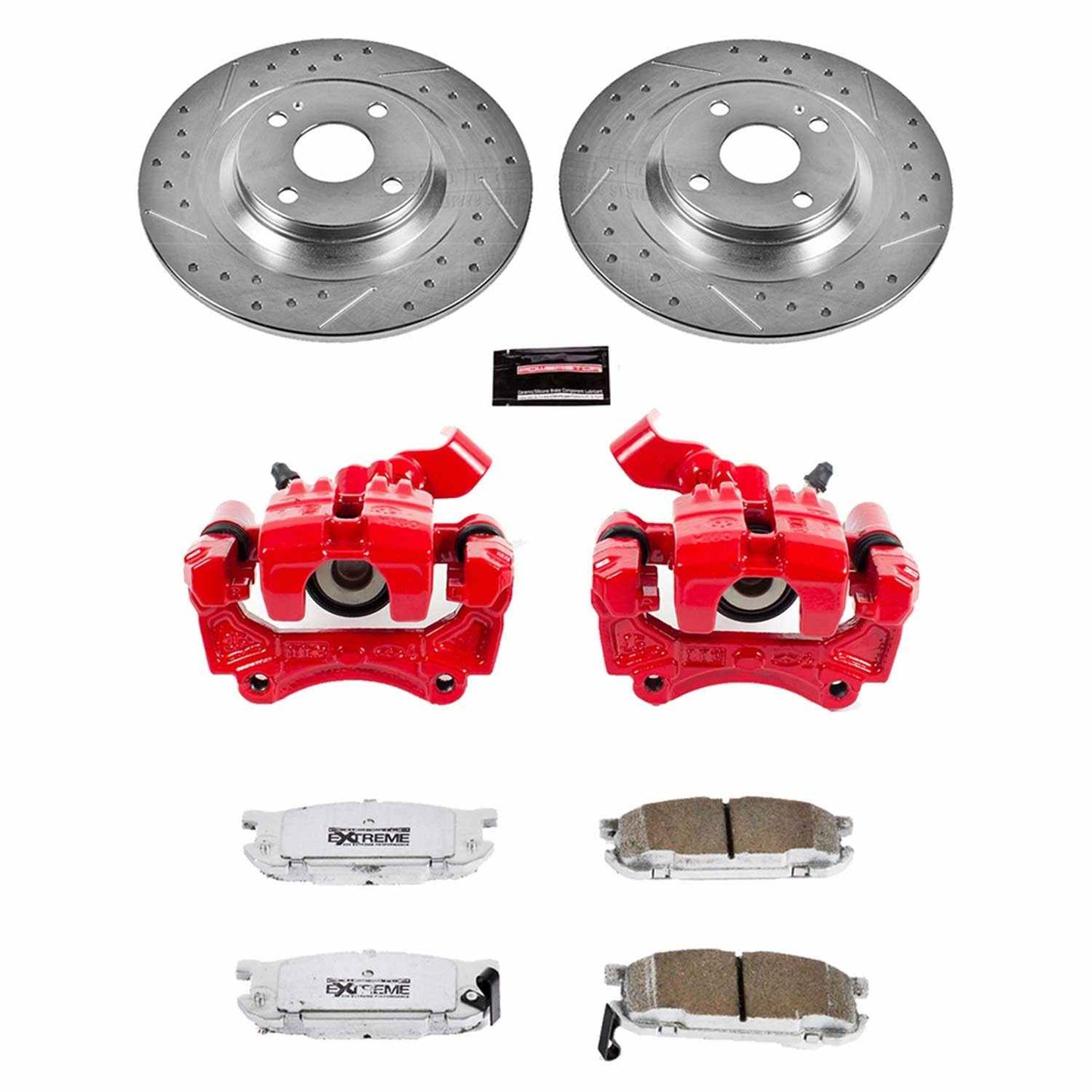 PowerStop Power Stop 01-05 Mazda Miata Rear Z26 Street Warrior Brake Kit w/Calipers KC5267-26