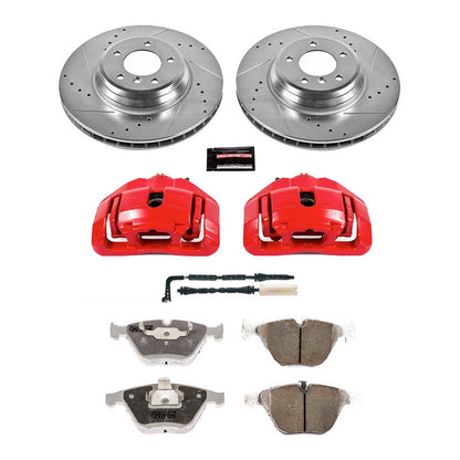 PowerStop Power Stop 2009 BMW 335d Front Z26 Street Warrior Brake Kit w/Calipers KC5281-26