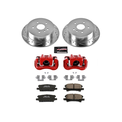 PowerStop Power Stop 04-07 Toyota High Lander Z23 Evolution Kit w/ Calipers - Rear KC5333