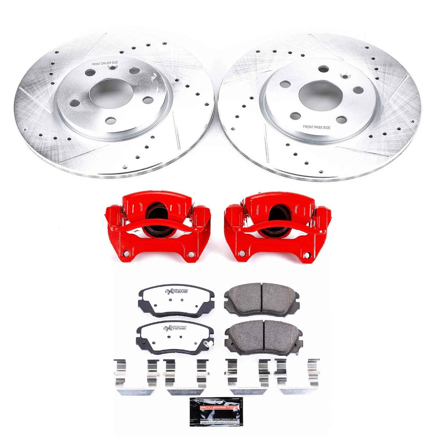 PowerStop Power Stop 10-16 Buick LaCrosse Front Z26 Street Warrior Brake Kit w/Calipers KC5334-26