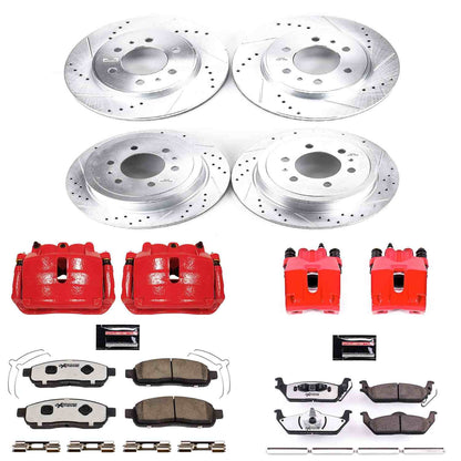 PowerStop Power Stop 2009 Ford F-150 Z36 Truck and Tow Kit w/ Calipers - Front and Rear KC5335-36