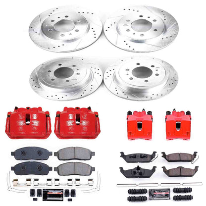 PowerStop Power Stop 2009 Ford F-150 Z23 Evolution Kit w/ Calipers - Front and Rear KC5335