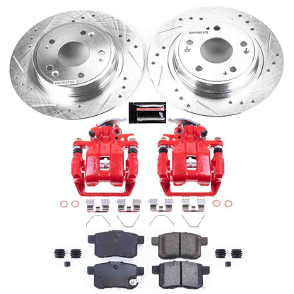 PowerStop Power Stop 13-17 Honda Accord Z23 Evolution Kit w/ Calipers - Rear KC5368A