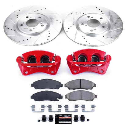 PowerStop Power Stop 09-15 Honda Pilot Z23 Evolution Kit w/ Calipers - Front KC5370A