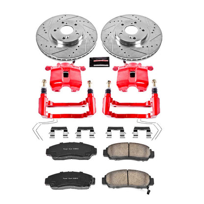 PowerStop Power Stop 11-14 Acura TSX Z23 Evolution Kit w/ Calipers - Front KC5392