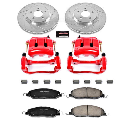 PowerStop Power Stop 11-14 Ford Mustang Z23 Evolution Kit w/ Calipers - Front KC5407