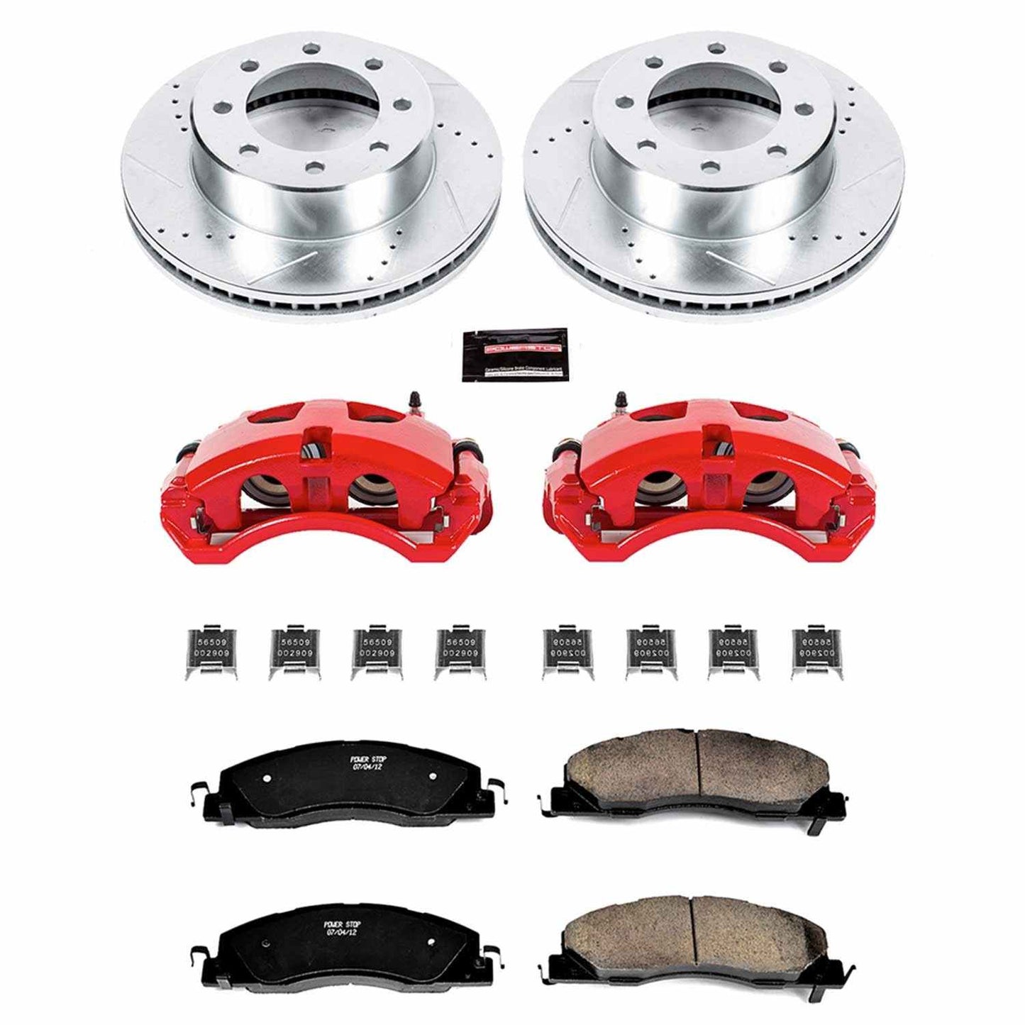 PowerStop Power Stop 09-10 Dodge Ram 2500 Z23 Evolution Kit w/ Calipers - Front KC5411