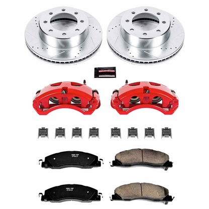 PowerStop Power Stop 09-10 Dodge Ram 2500 Z23 Evolution Kit w/ Calipers - Front KC5411