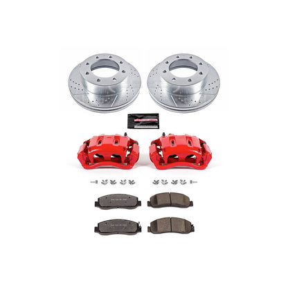 PowerStop Power Stop 2011 Ford F-350 Super Duty Front Z36 Truck & Tow Brake Kit w/Calipers KC5412A-36