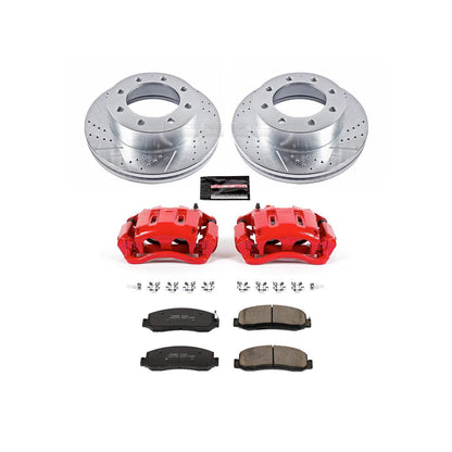 PowerStop Power Stop 2011 Ford F-350 Super Duty Z23 Evolution Kit w/ Calipers - Front KC5412A