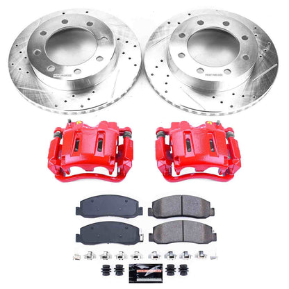 PowerStop Power Stop 09-11 Ford F-250 Super Duty Z23 Evolution Kit w/ Calipers - Front KC5412