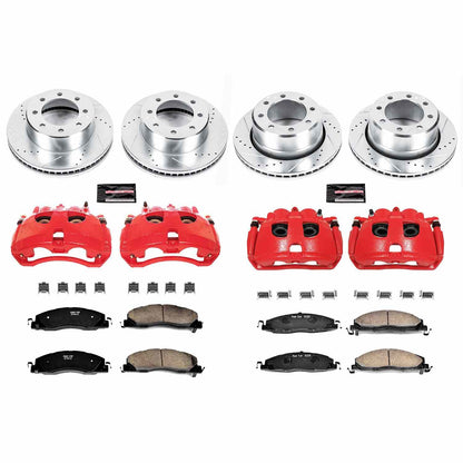 PowerStop Power Stop 09-10 Dodge Ram 2500 Z23 Evolution Kit w/ Calipers - Front and Rear KC5458