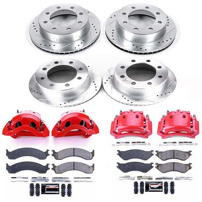 PowerStop Power Stop 01-02 Dodge Ram 2500 Z23 Evolution Kit w/ Calipers - Front and Rear KC5466