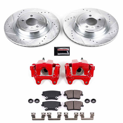 PowerStop Power Stop 06-14 Dodge Charger Z23 Evolution Kit w/ Calipers - Rear KC5486