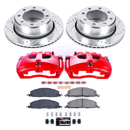 PowerStop Power Stop 09-10 Dodge Ram 3500 Z23 Evolution Kit w/ Calipers - Rear KC5487A