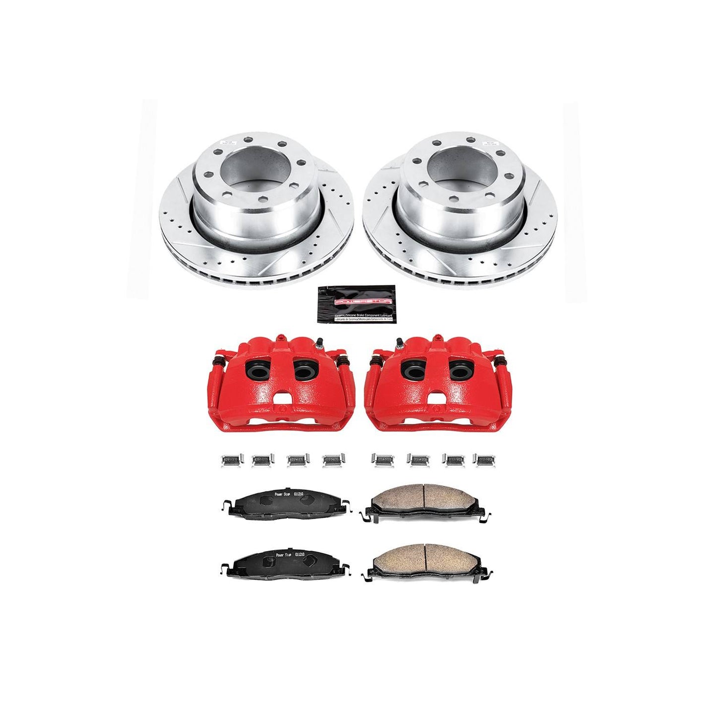 PowerStop Power Stop 09-10 Dodge Ram 2500 Z23 Evolution Kit w/ Calipers - Rear KC5487
